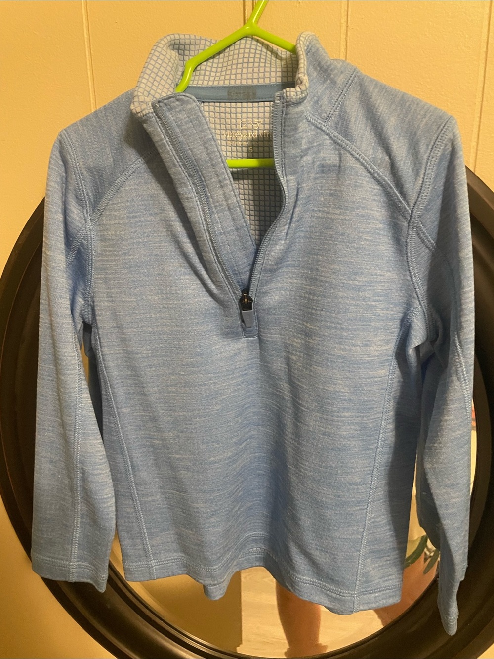 Vineyard Vines Light Blue Quarter-Zip Pullover
